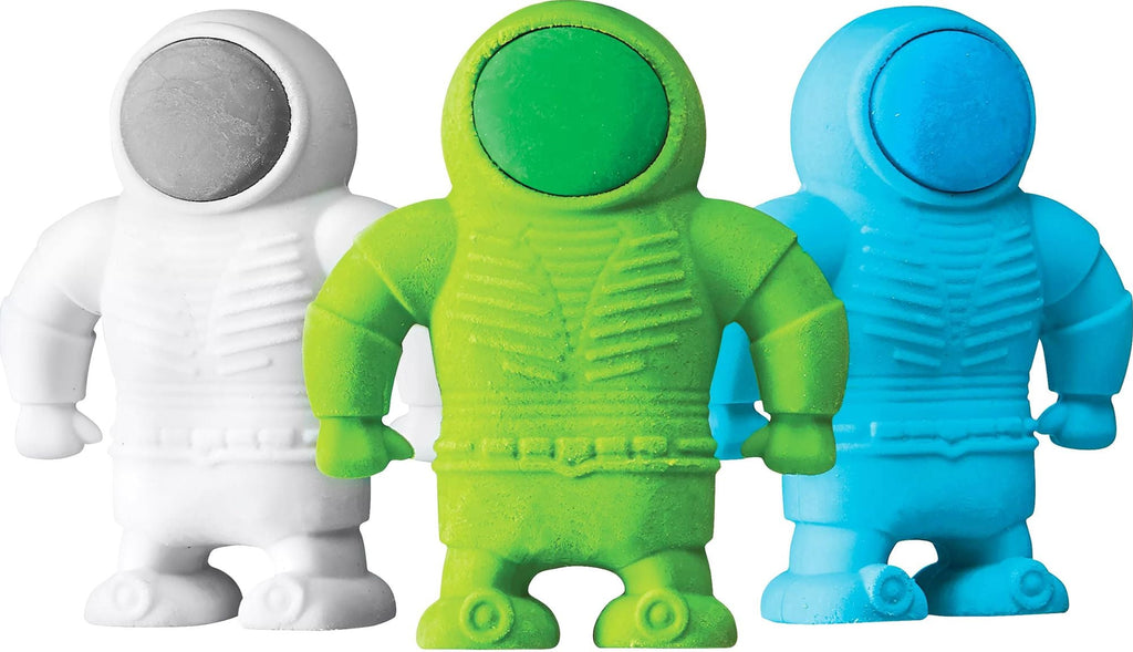 Astronaut Erasers - Set of 3