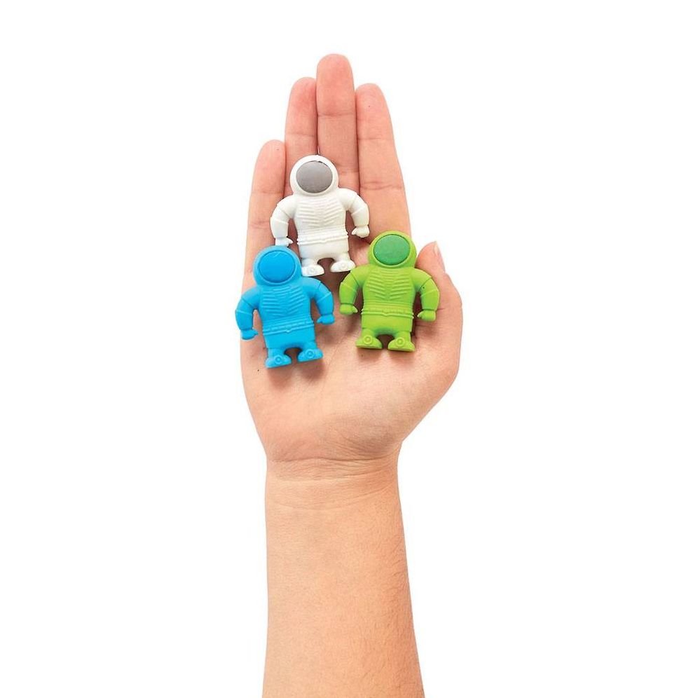 Astronaut Erasers - Set of 3