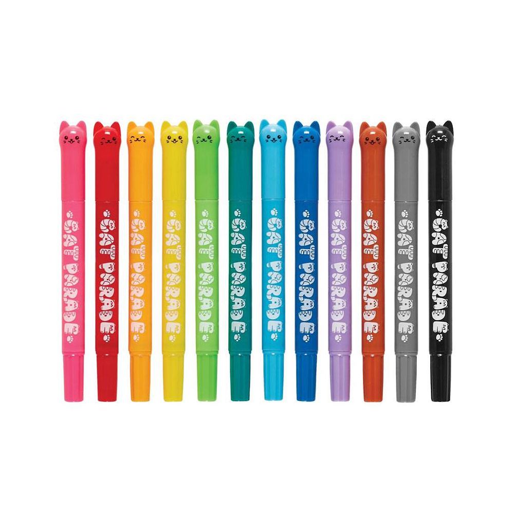 Cat Parade Gel Crayons - Set of 12