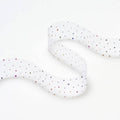 San Francisco Rainbow Dot Ribbon 1", 10YD