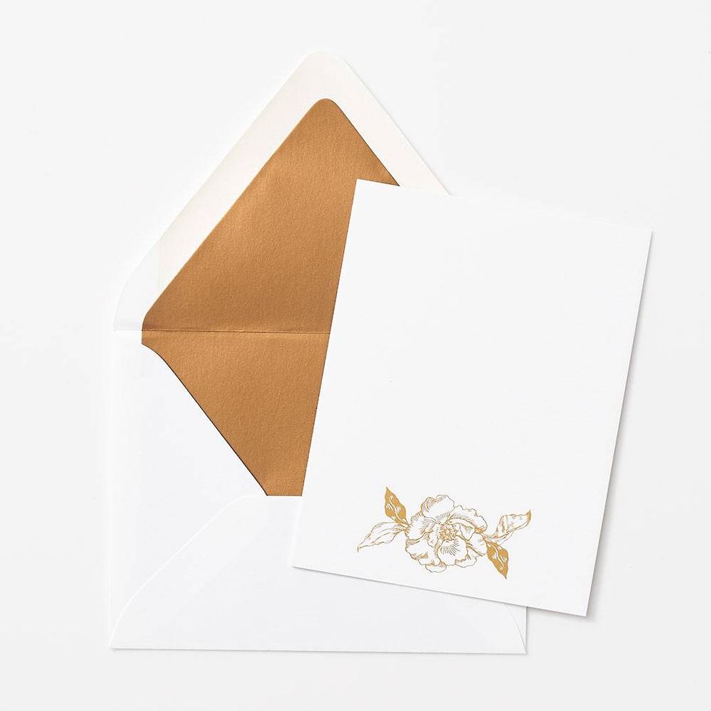 Sketched Floral Stationery Stationery Set