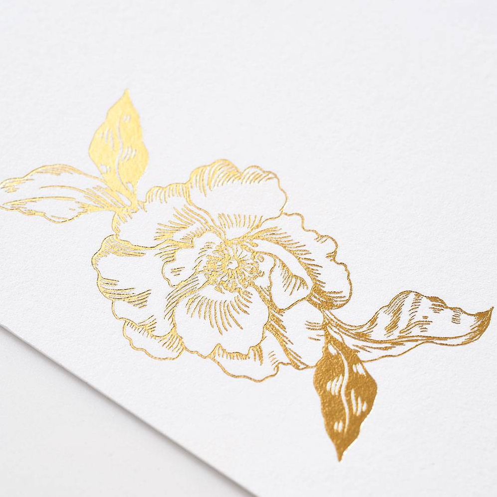 Sketched Floral Stationery Stationery Set