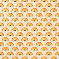 Gold Foil Rainbow Stone Wrapping Paper