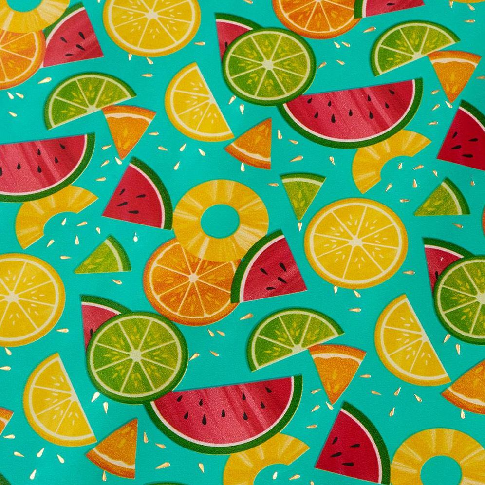 Mixed Fruit Stone Wrapping Paper