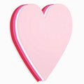 Assorted A7 Heart Shaped Cards