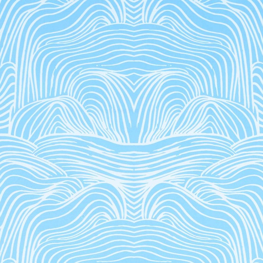 Blue Wave Stone Wrapping Paper