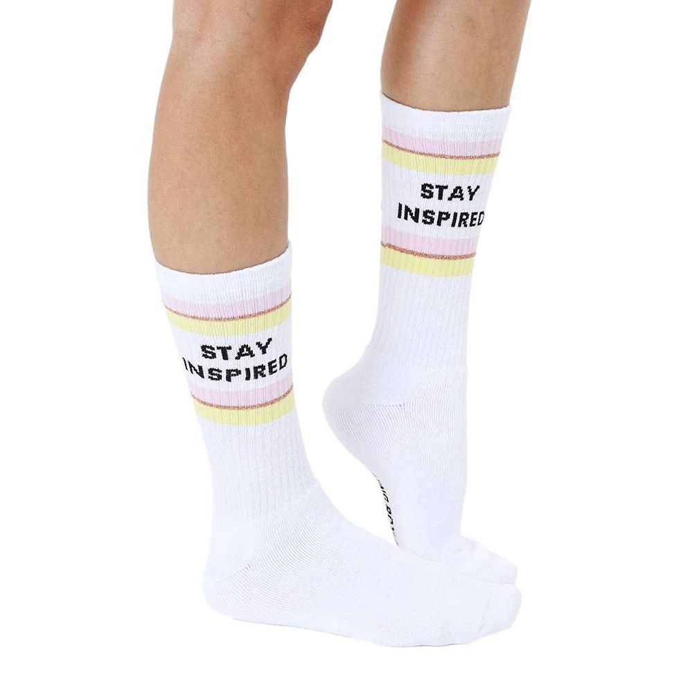 Stay Inspired Crew Socks