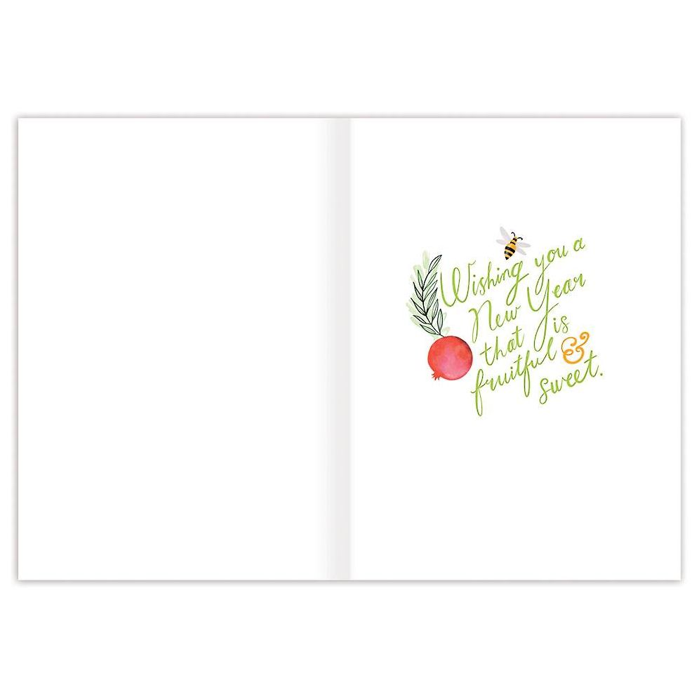 Hanging Pomegranate Rosh Hashanah Card