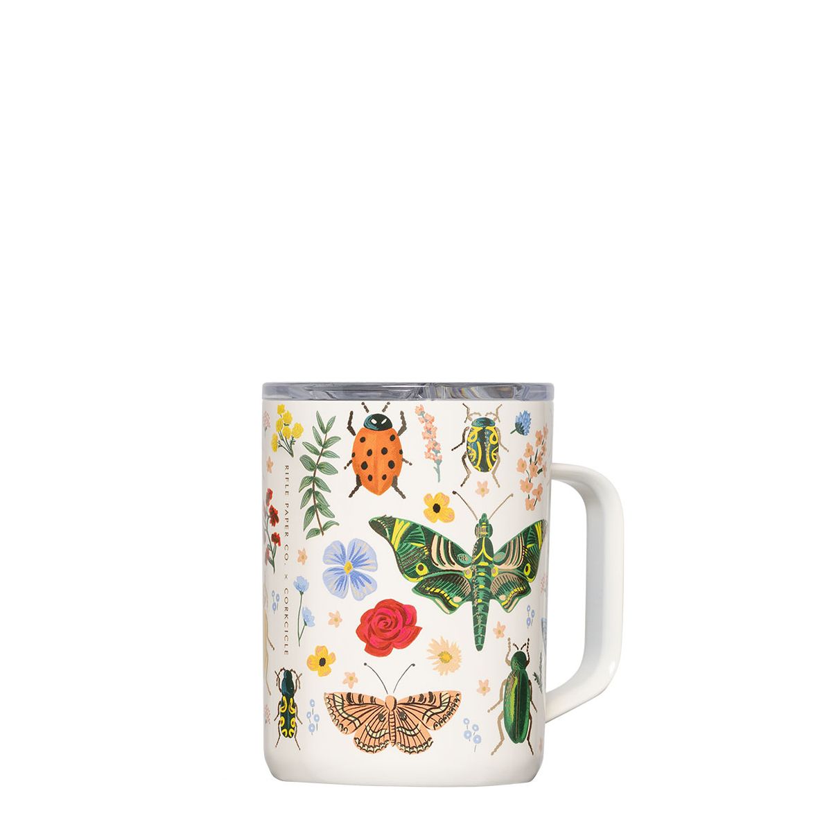 Mug Corkcicle x Rifle Paper Curio Cream 16 Oz