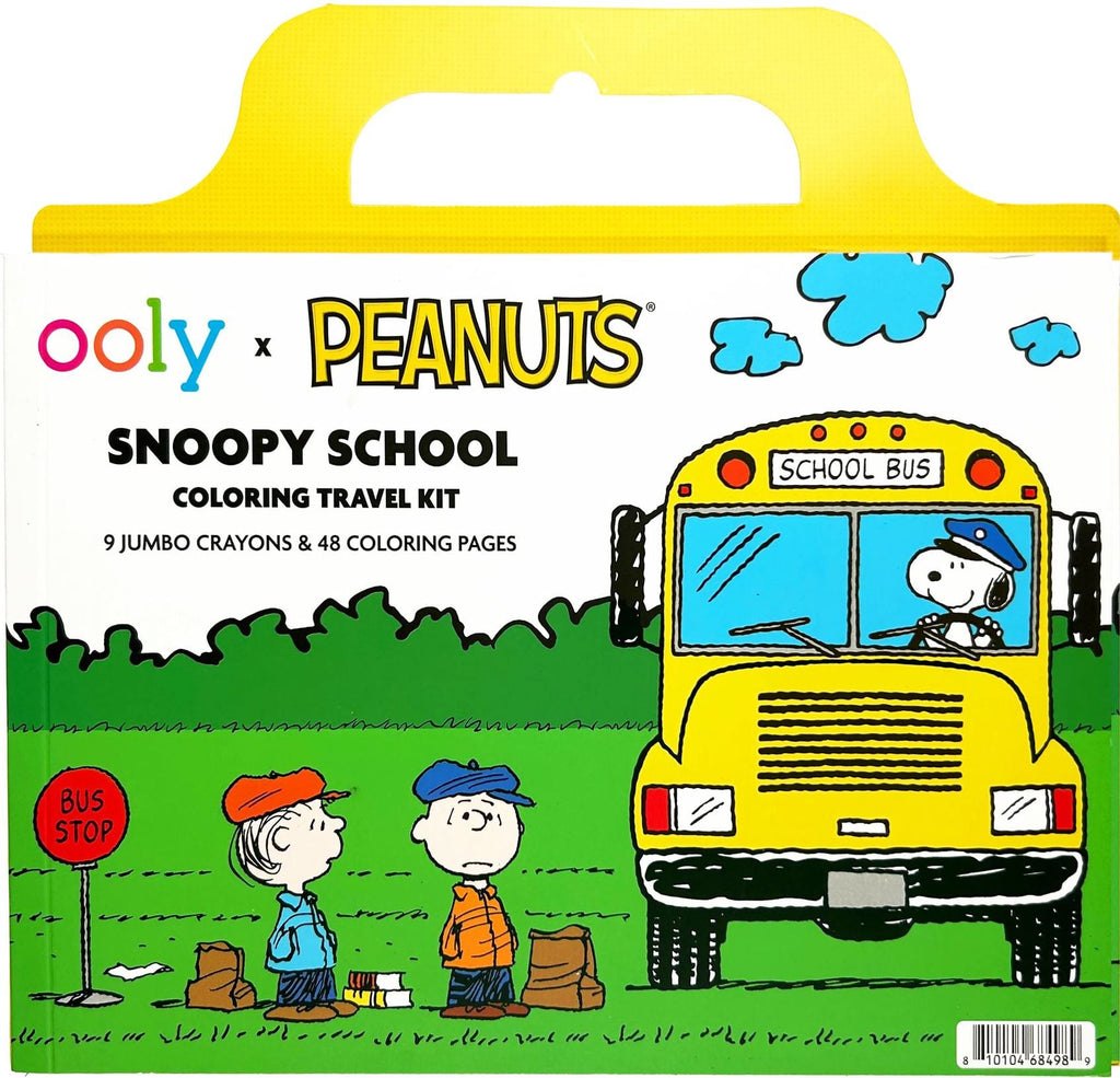 Peanuts Snoopy School Coloring Travel Kit