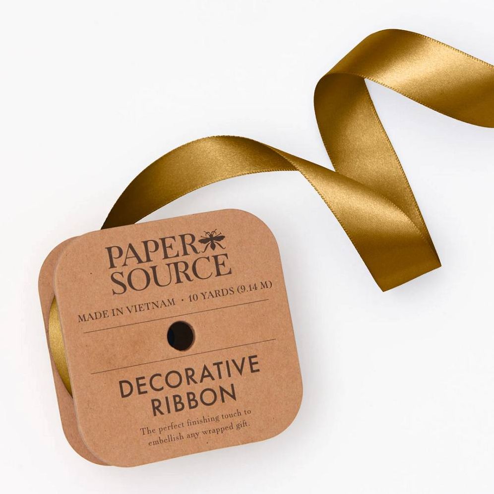 Satin Antique Gold 1" 10YD