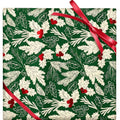 Sketched Evergreen Stone Wrapping Paper