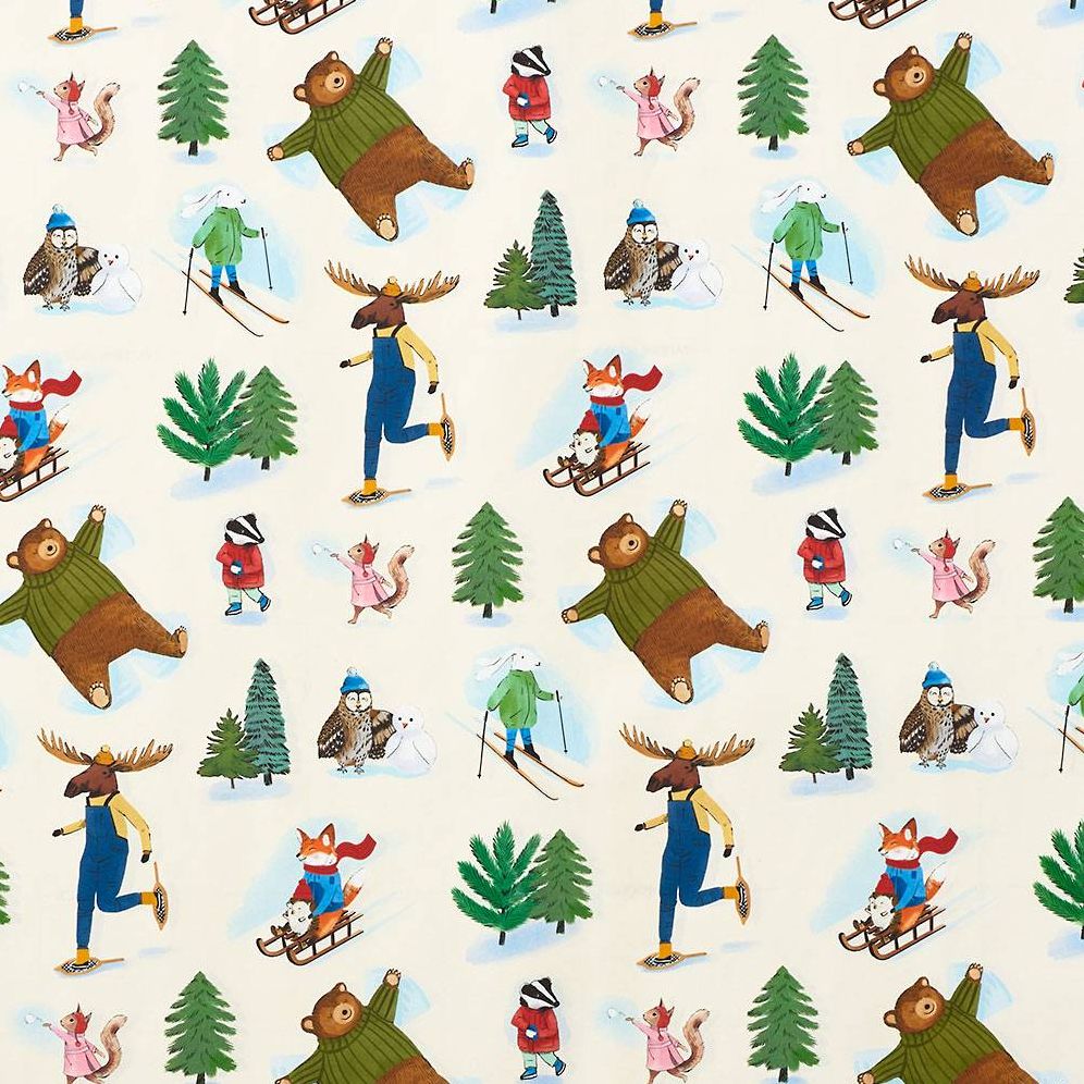 Snow Critters Wrapping Paper