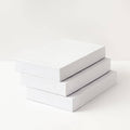 Medium Set of 3 White Shirt Boxes