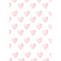 Painted Pink Hearts Flat Wrap