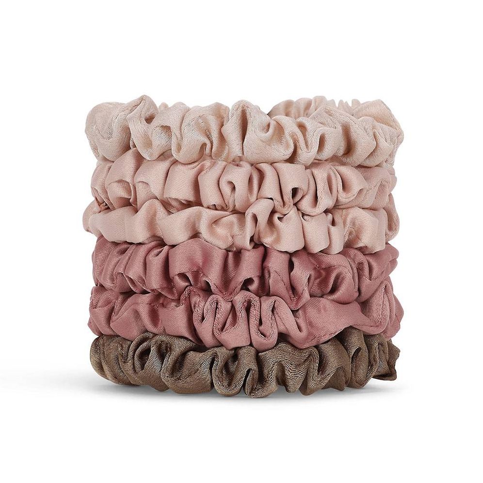 Petite Terracotta Satin Scrunchies