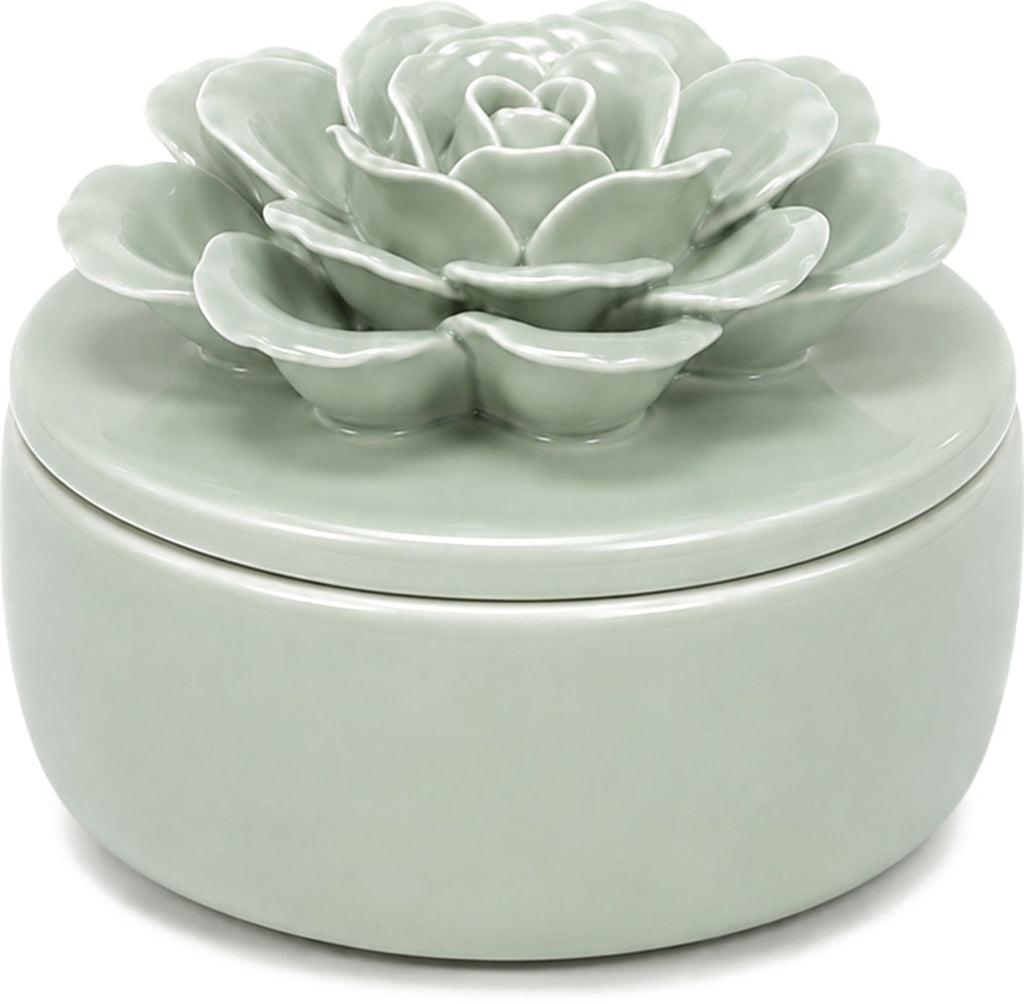 Pomelo Grove Ceramic Flower Candle
