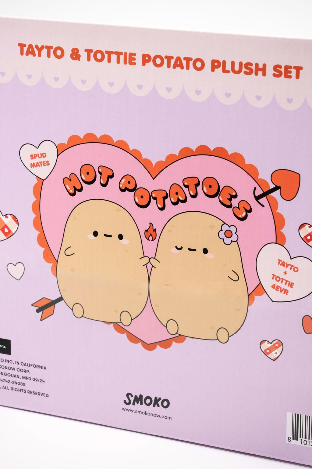 Smoko Tayto 7" Hot Potatoes Mochi Plush Duo
