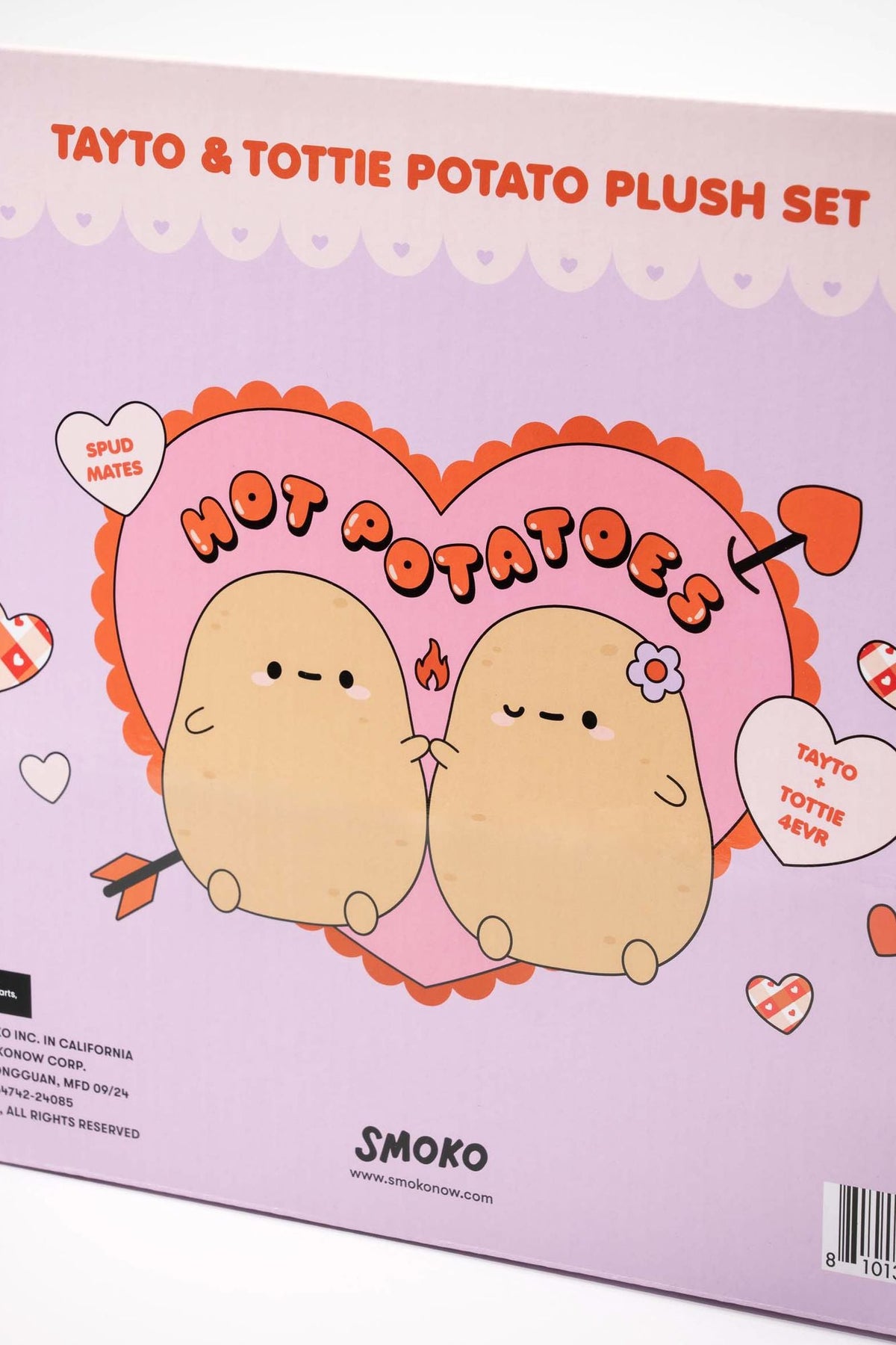 Smoko Tayto 7" Hot Potatoes Mochi Plush Duo