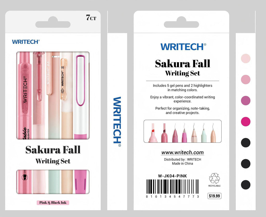 Sakura Fall Mixed Pen Kit S/7 - Assorted Ink
