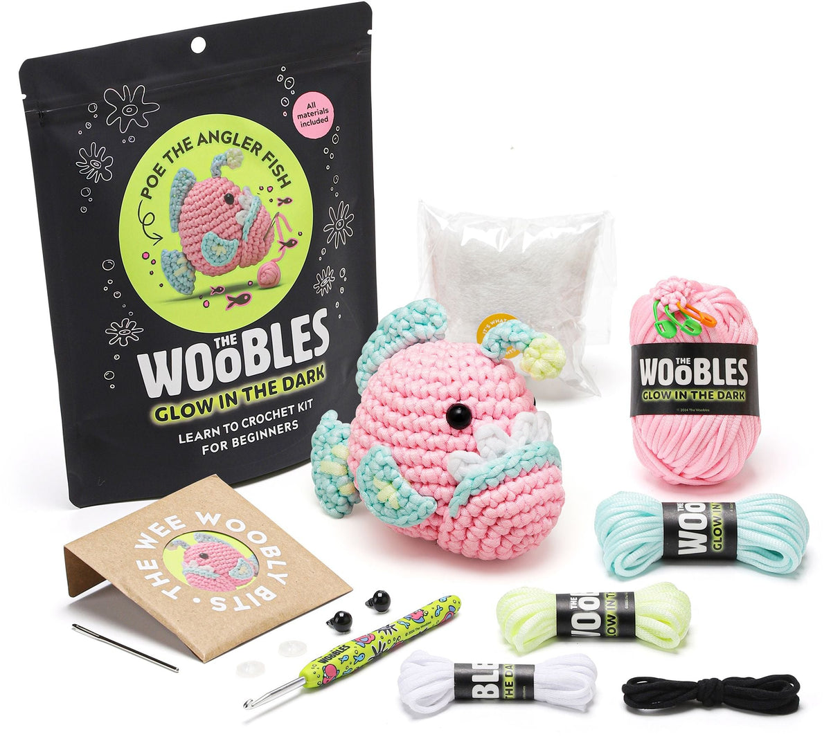 Poe the Angler Fish Learn to Crochet Kit