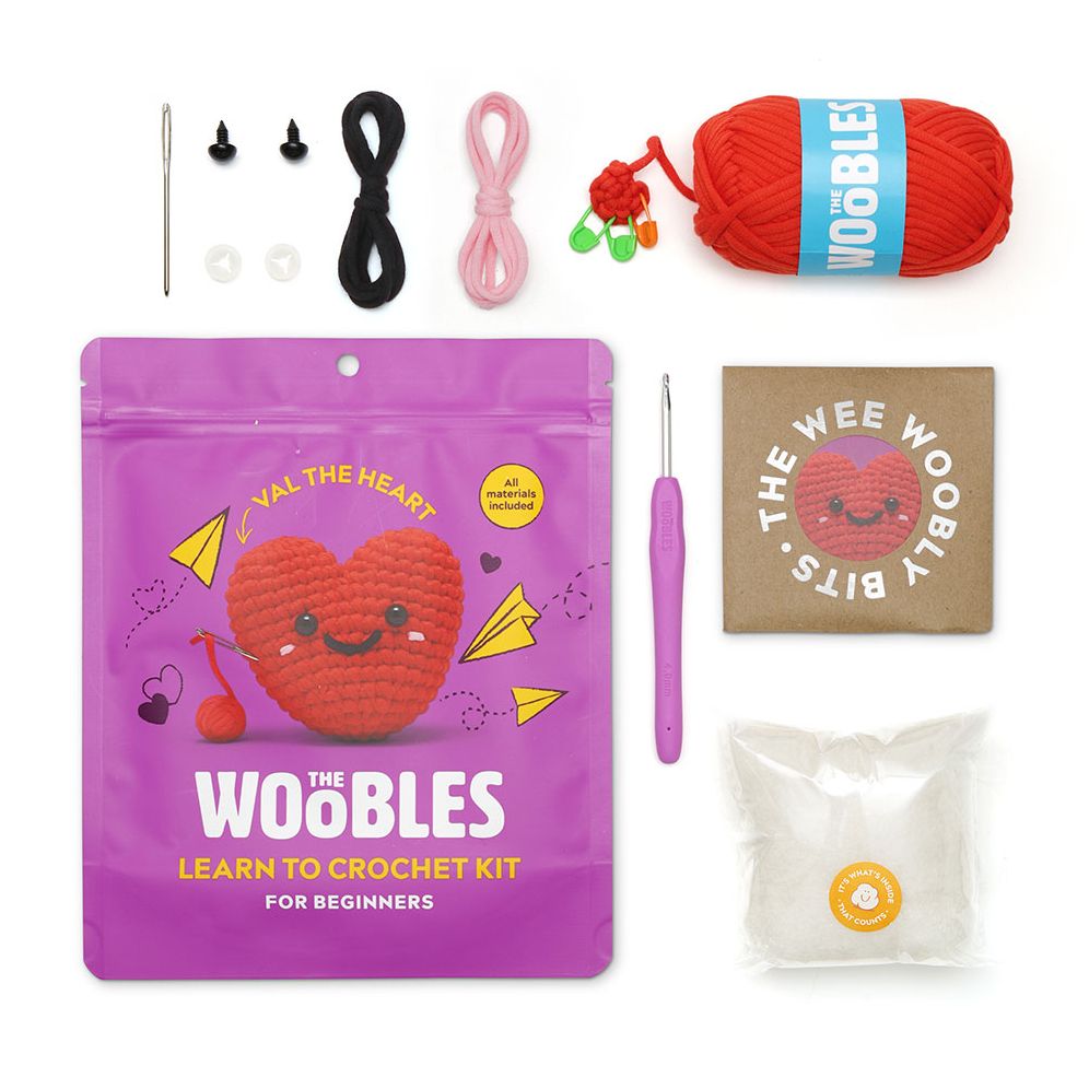 Val the Heart Learn to Crochet Kit