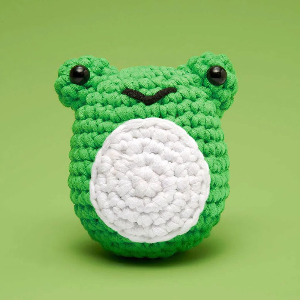 Henri the Frog Learn to Crochet Kit