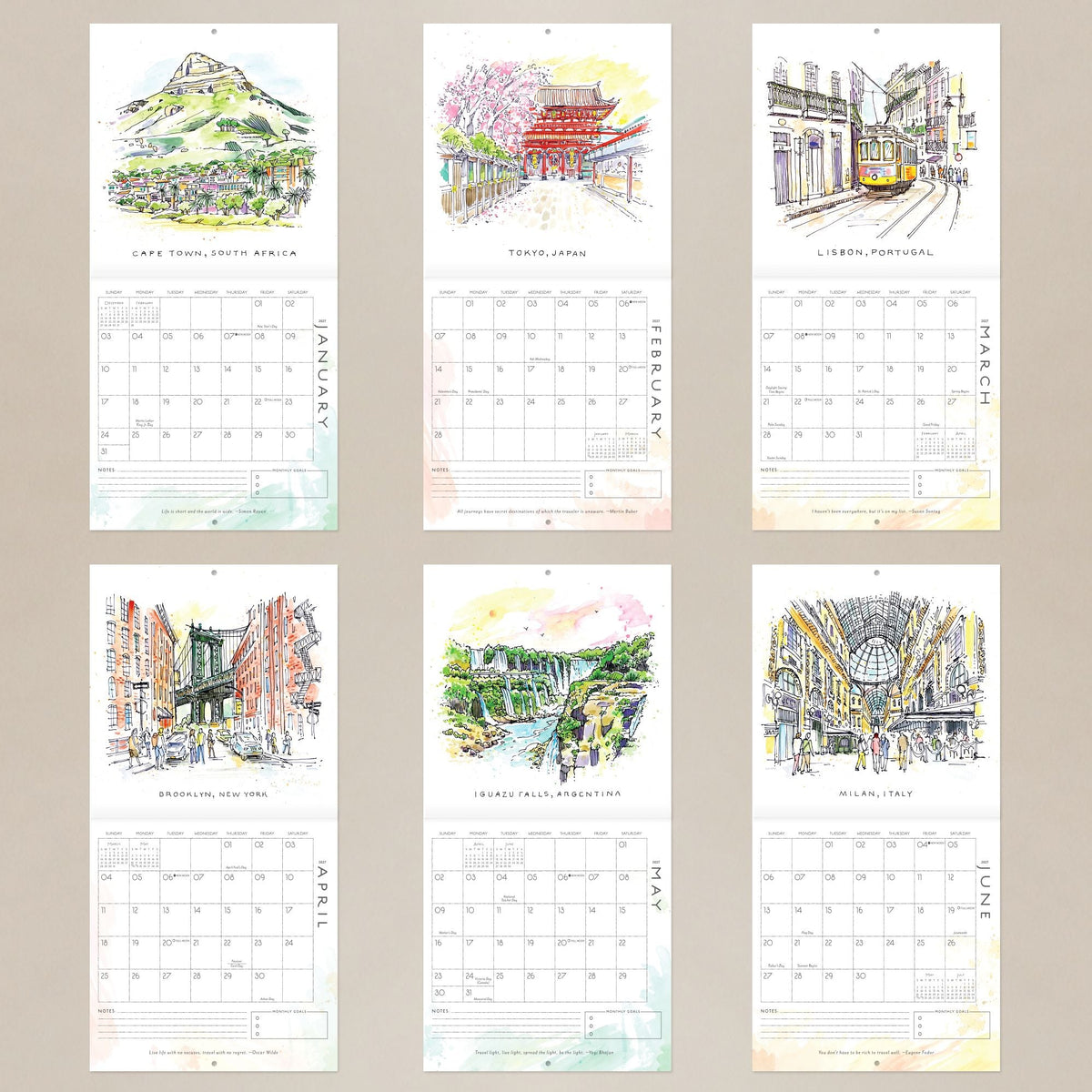 2027 Seedlings Elsewhere Wall Calendar