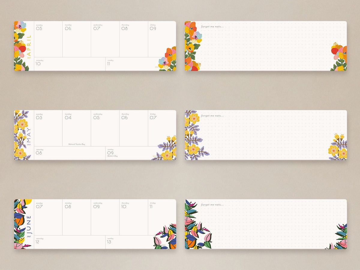 2027 Seedlings Soft Days Ahead Desk Planner