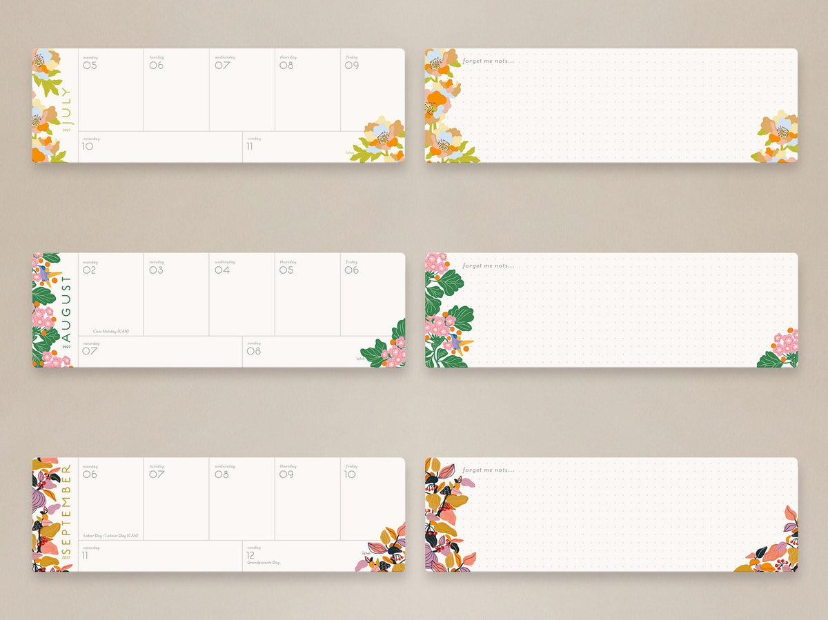 2027 Seedlings Soft Days Ahead Desk Planner