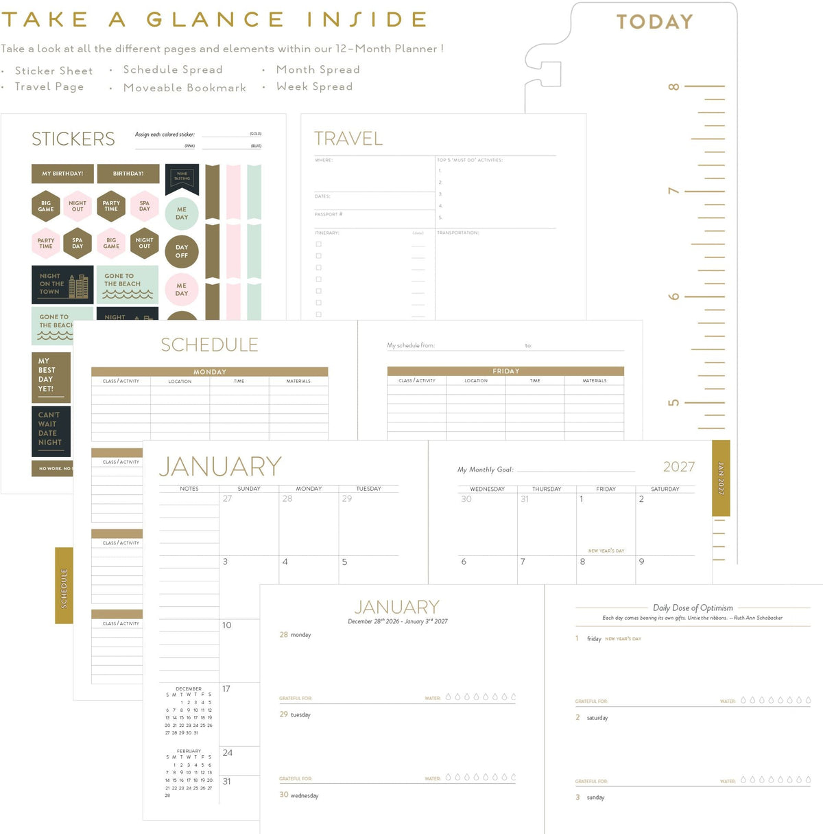2027 Seedlings Happy Days Weekly Planner