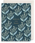 Wishing You Peace Lilly Sympathy Card