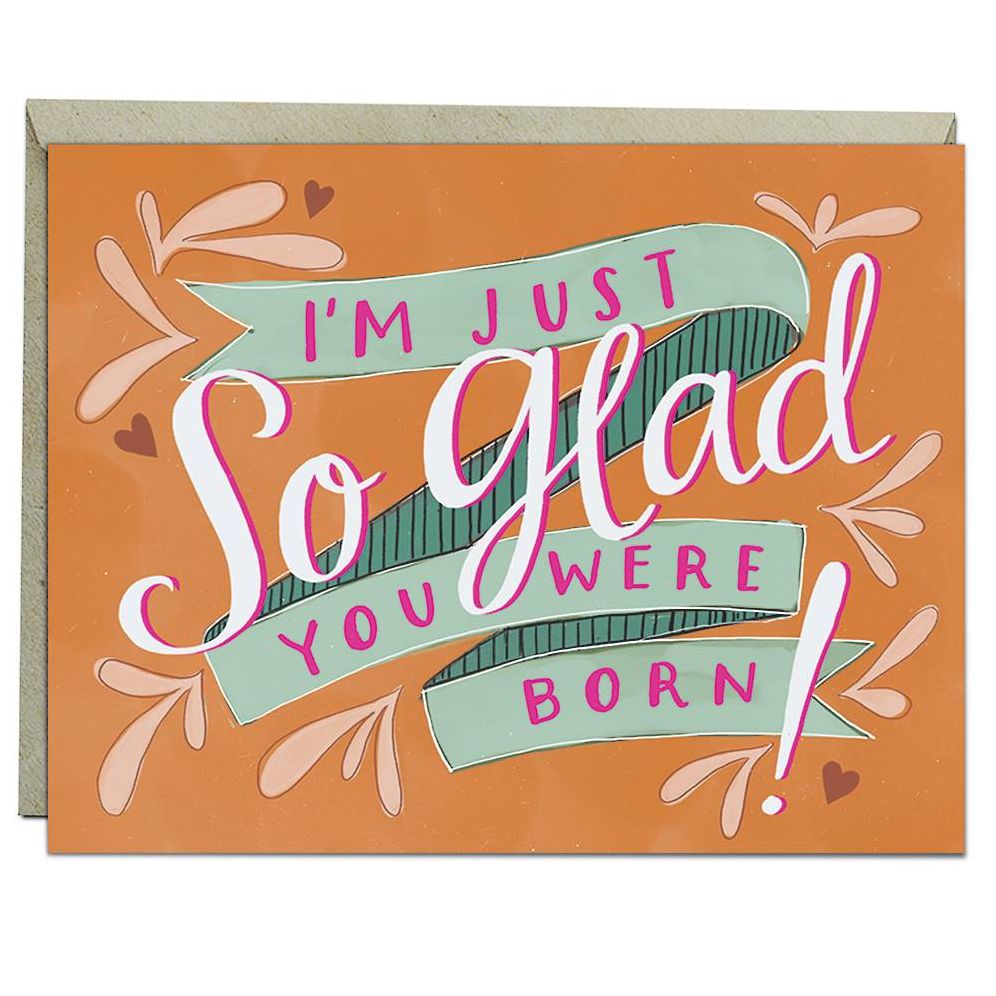 So Glad Birthday Card