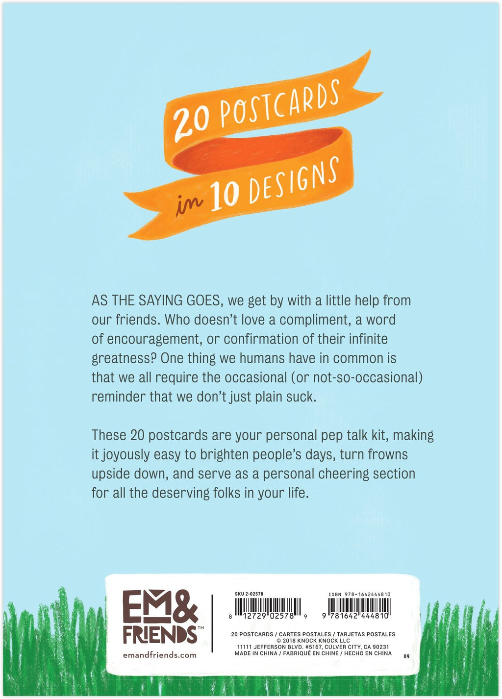 Pep Talk Postcard Set