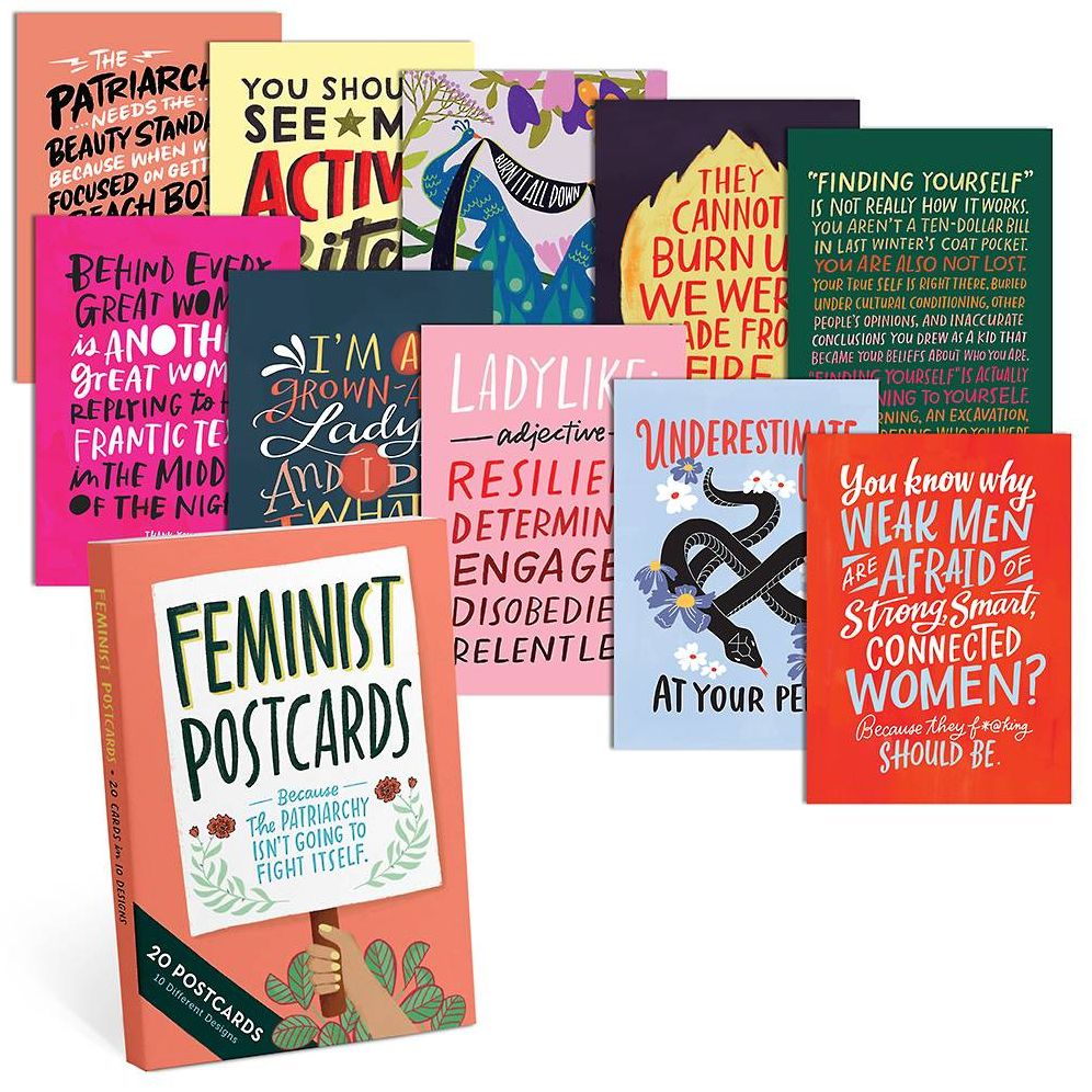 Feminist Postcard Book