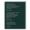 Not This Greeting Card