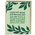 Missing Your Mom Mother's Day Card