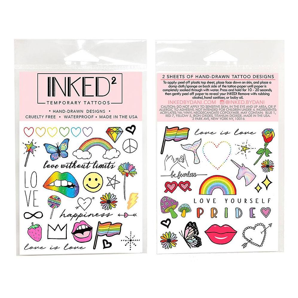 Inked Love Wins Temporary Tattoo Set