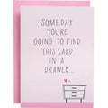 Card in a Drawer Valentine Card