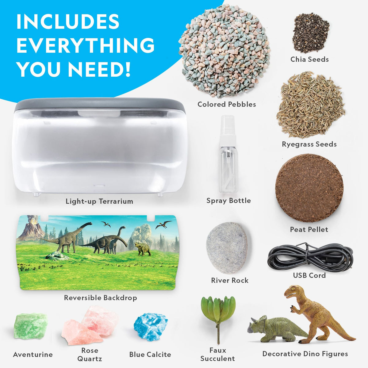National Geographic Light up Terrarium: Dinosaur Habitat