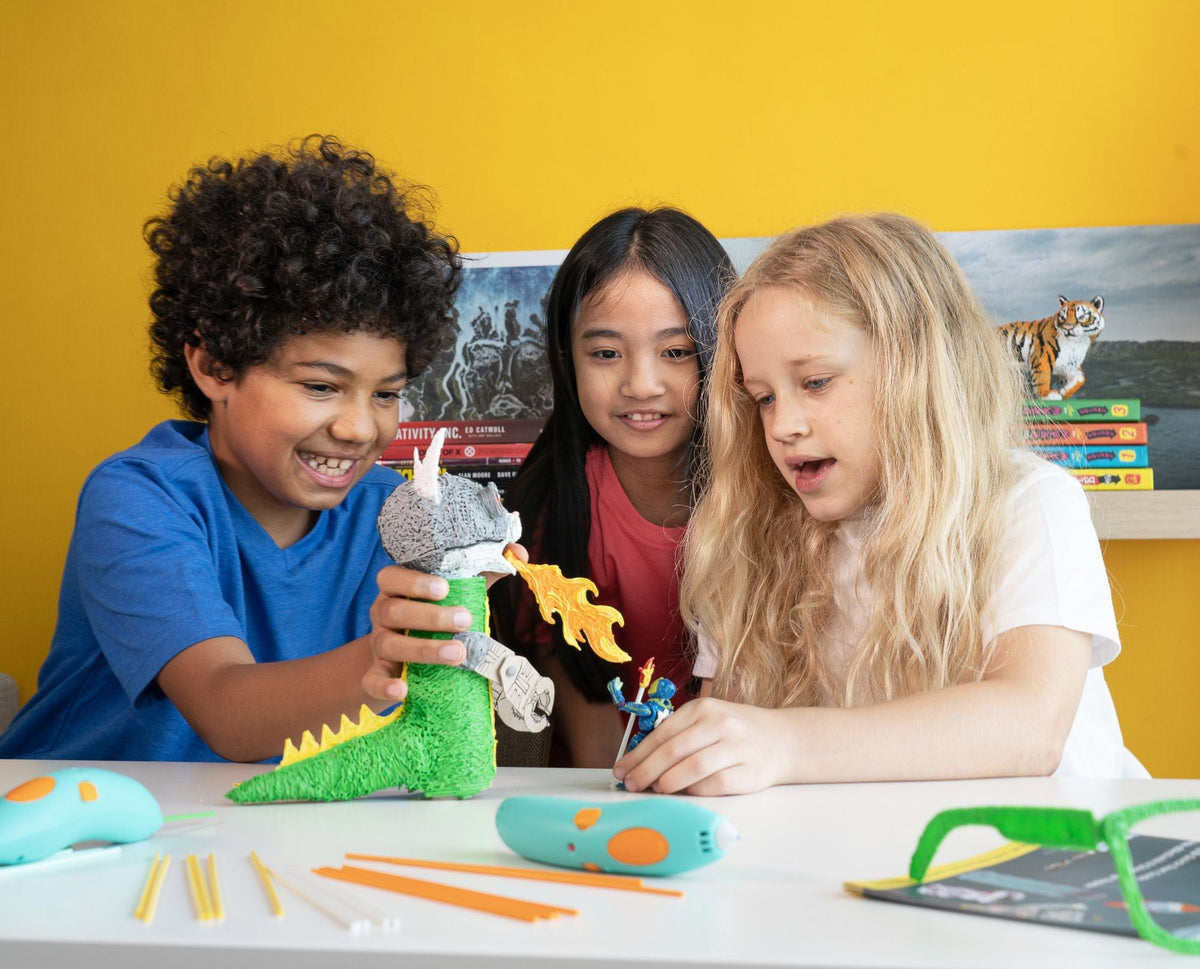 3Doodler Start+ Essentials 3D Pen Set for Kids, Easy to Use, Learn from Home Art Activity Set, Educational STEM Toy for Boys & Girls Ages 6+