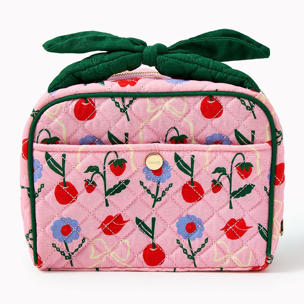 Getaway Toiletry Bag, Cherry Lips
