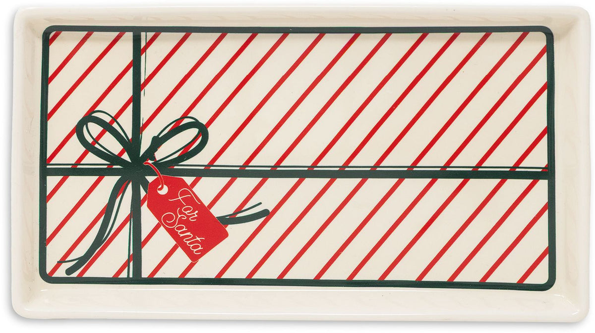 Milk and Cookies Treat Tray Set