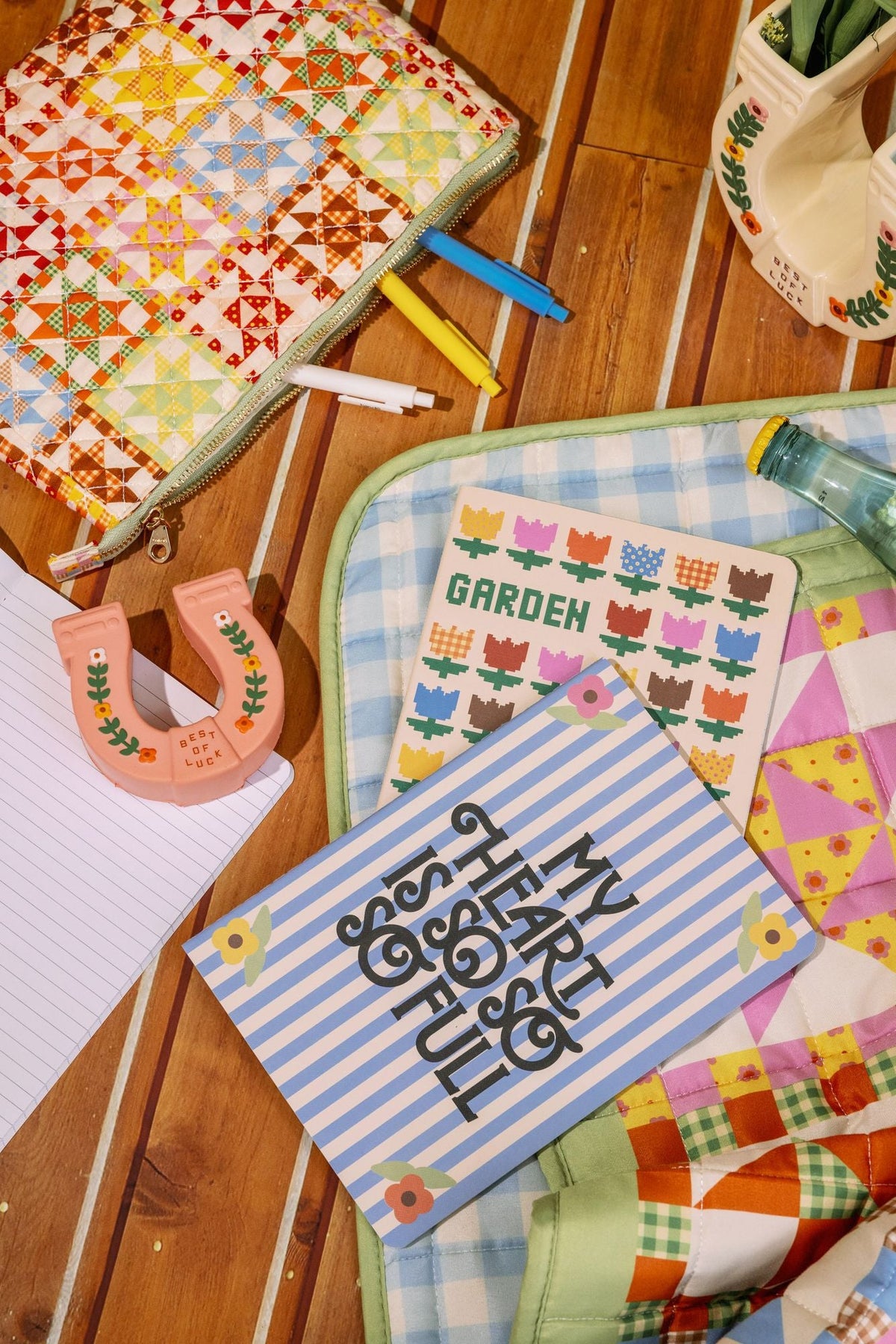 ban.do Quilted Pouch, Patchwork