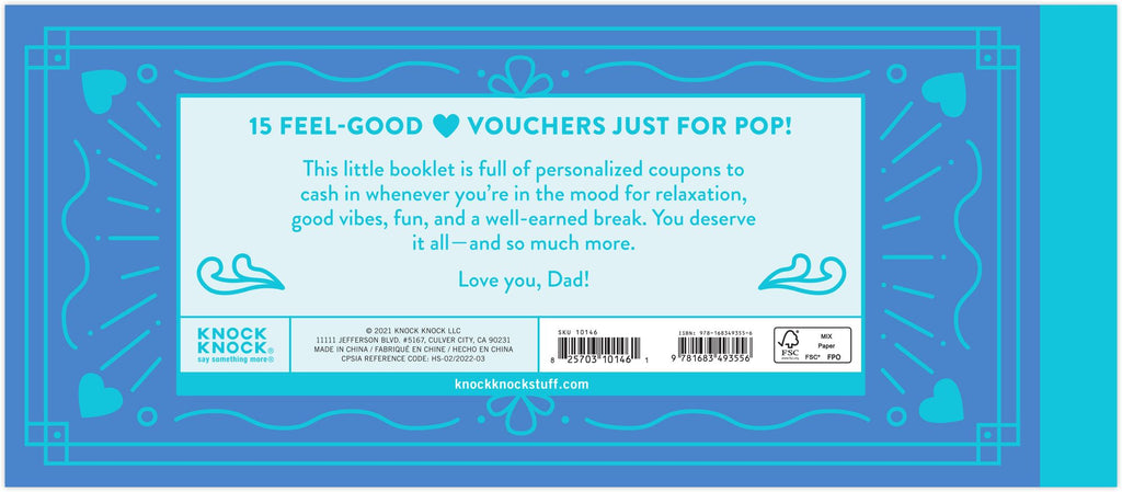 Fill in the Love Dad Vouchers