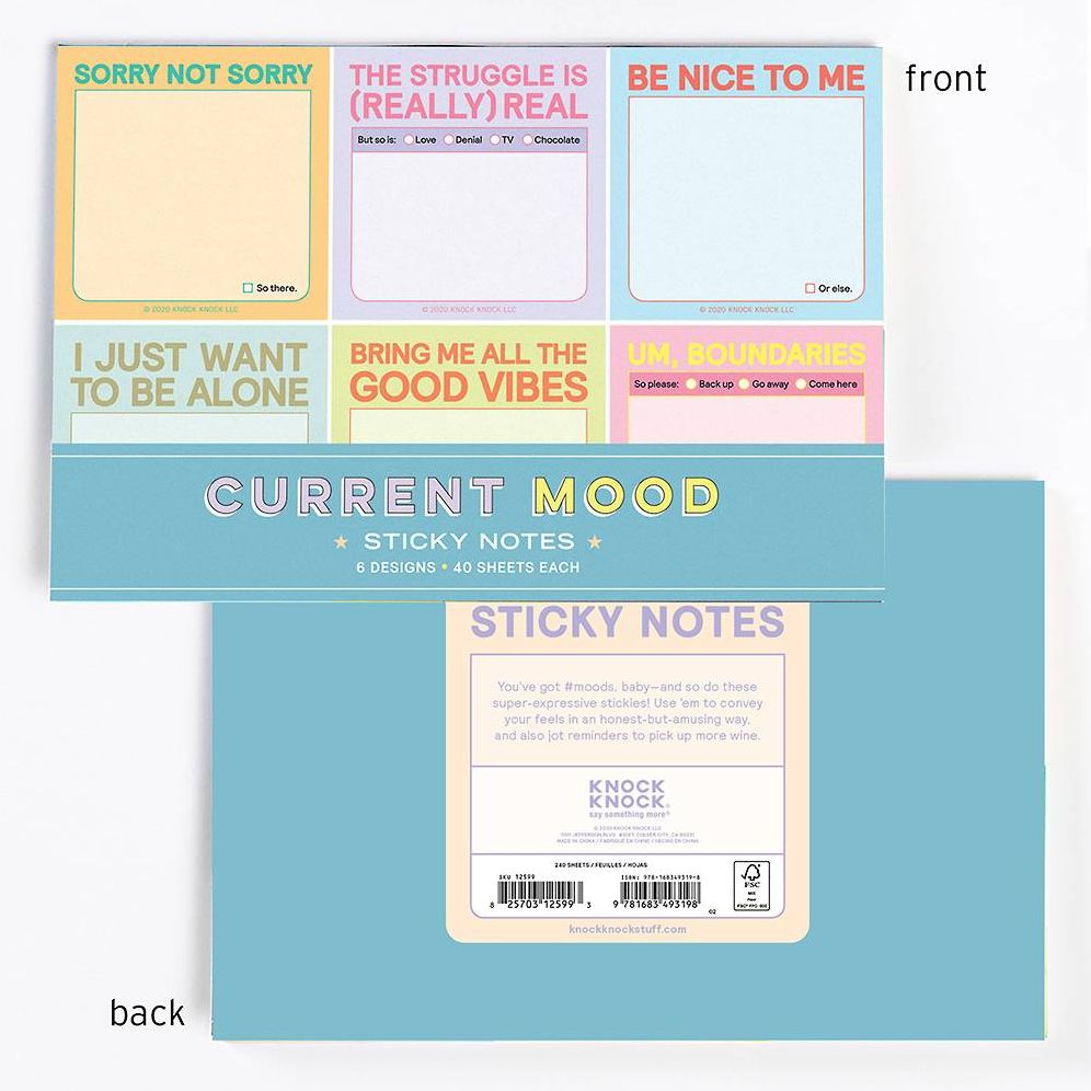 Current Mood Sticky Notes Set