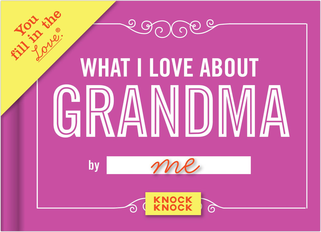 What I Love About Grandma Journal