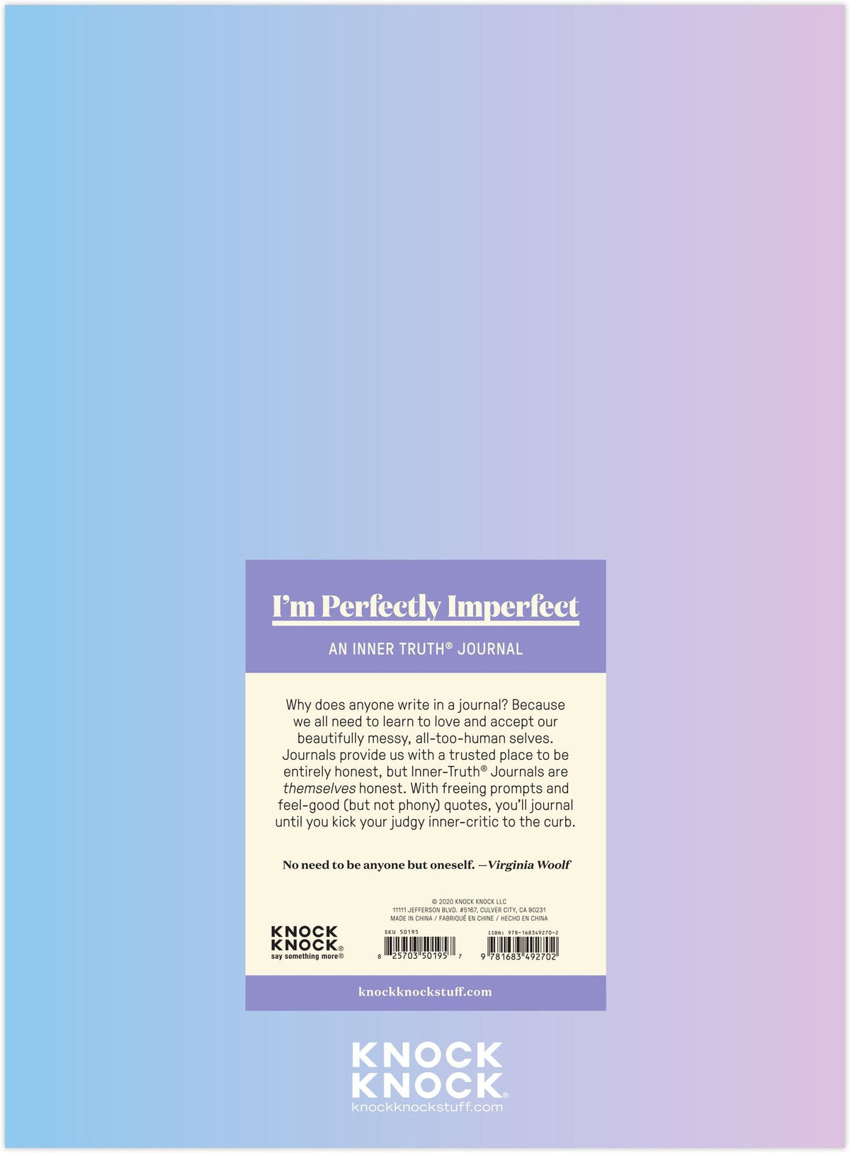I'm Perfectly Imperfect Inner-Truth Journal (Ombre Edition)