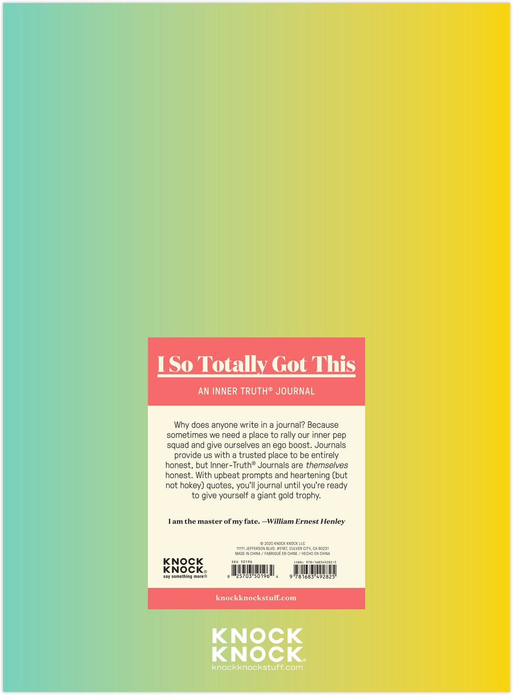 I So Totally Got This Inner-Truth Journal (Ombre Edition)