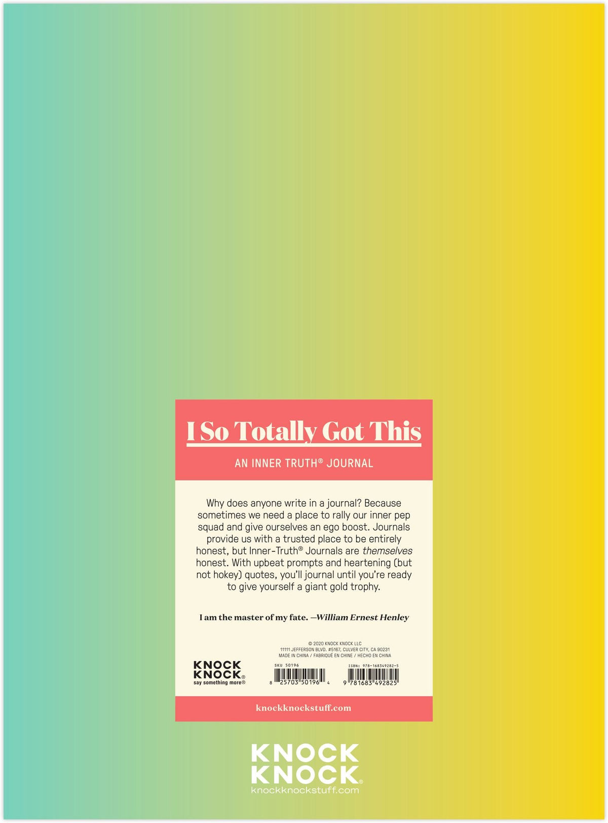 I So Totally Got This Inner-Truth Journal (Ombre Edition)